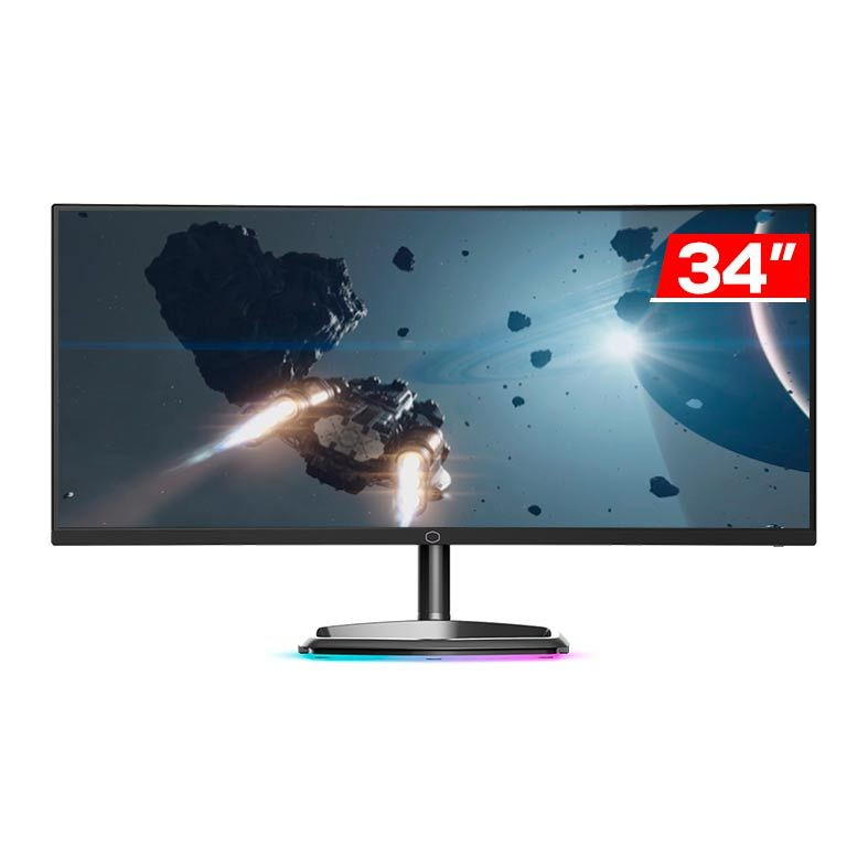 Monitor Gamer Cooler Master GM34-CWQ ARGB (34')(3440x1440)(144hz)
