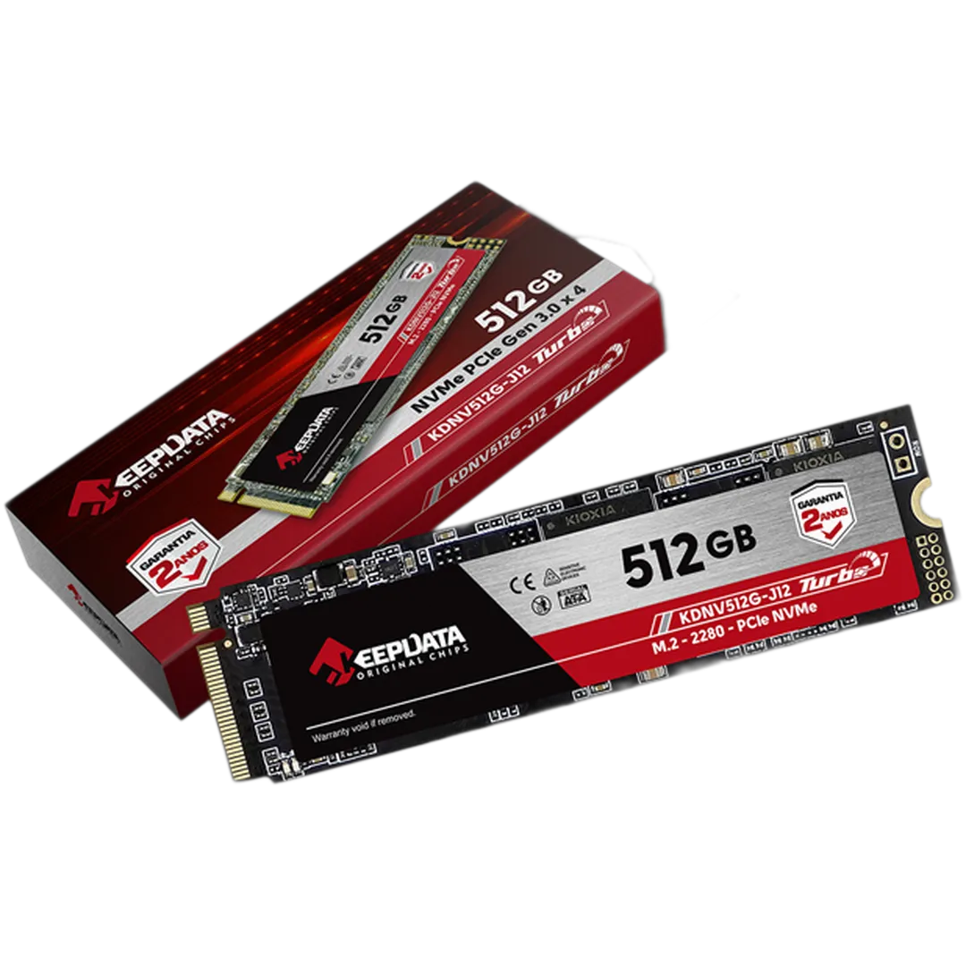 SSD 512GB KEEPDATA KDNV512G-J12 M.2 2280 NVME PCIE GEN3X4 LEITURA 2400MB/S GRAVACAO 1700MB/S