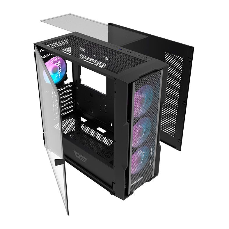 Gabinete Gamer Darkflash DK431 MESH (COM 4 FANS)
