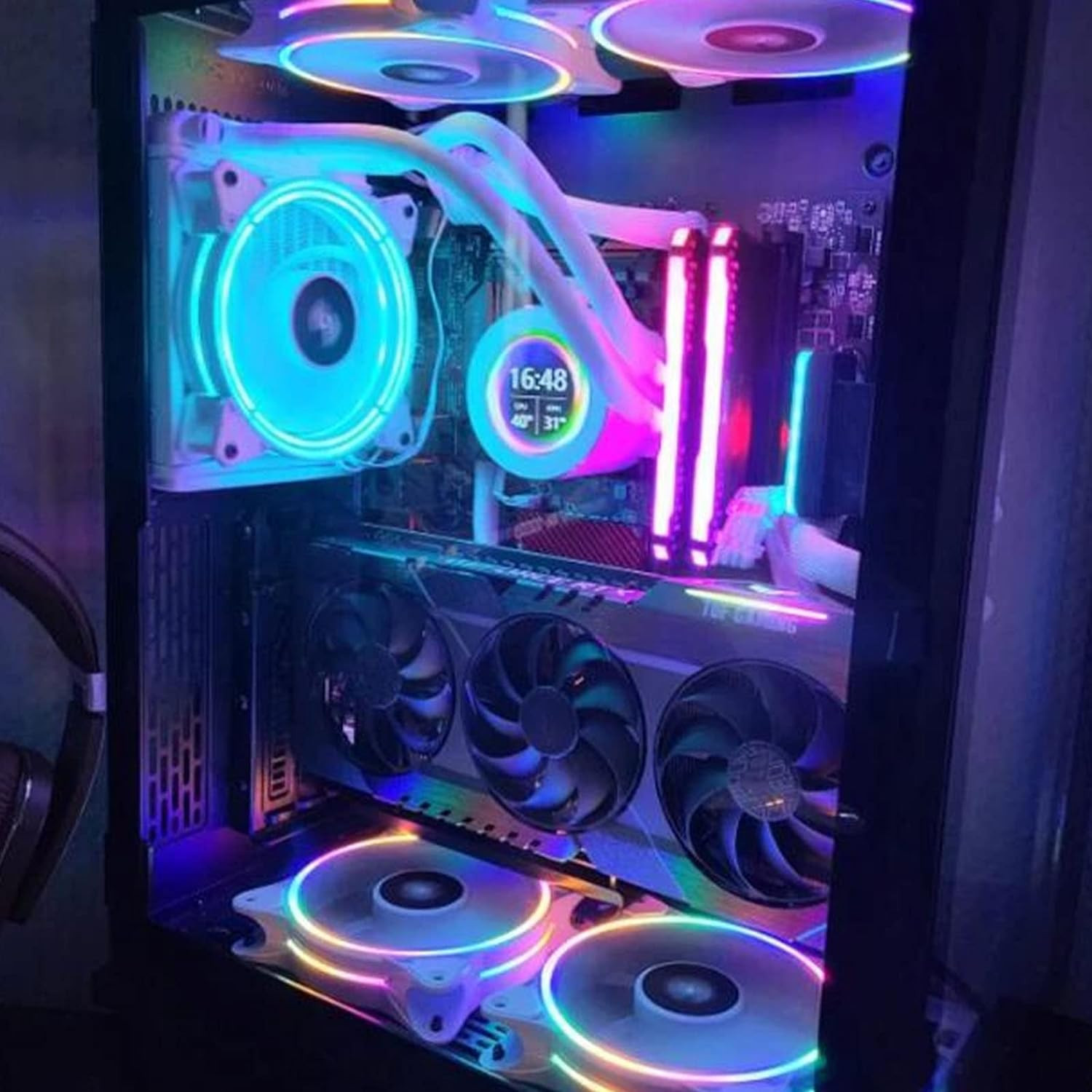 Tela PC Gamer Redonda