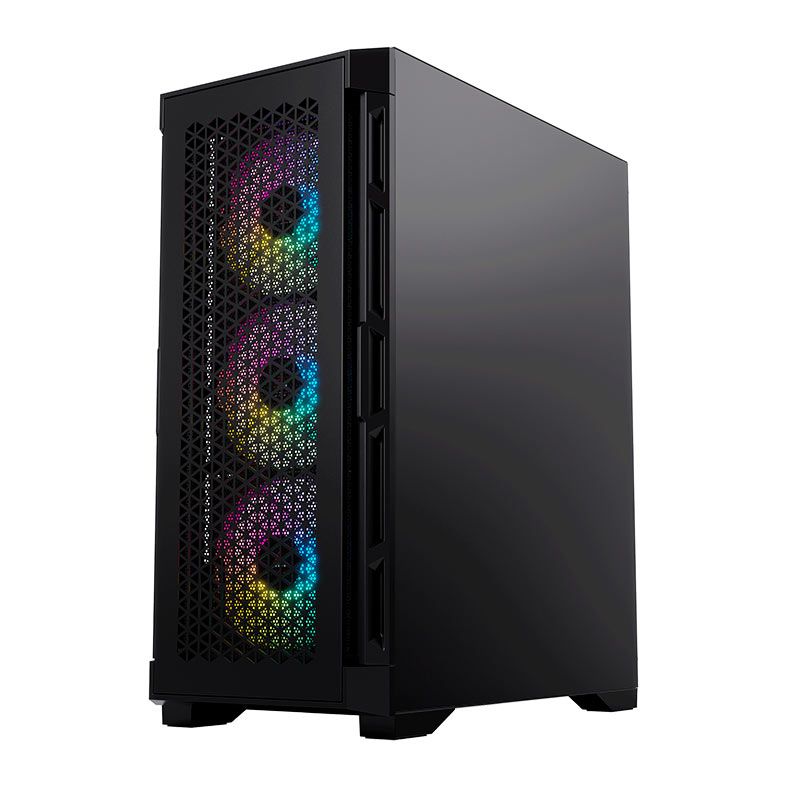 GABINETE GAMER ACEGEEK ERA E451 MID TOWER ATX LATERAL DE VIDRO TEMPERADO PRETO AG-ERA-E451-BK