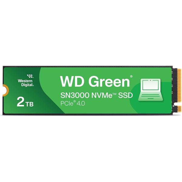 SSD 2TB WD GREEN SN3000 M.2 2280 PCIE 4.0 NVME WDS200T4G0E