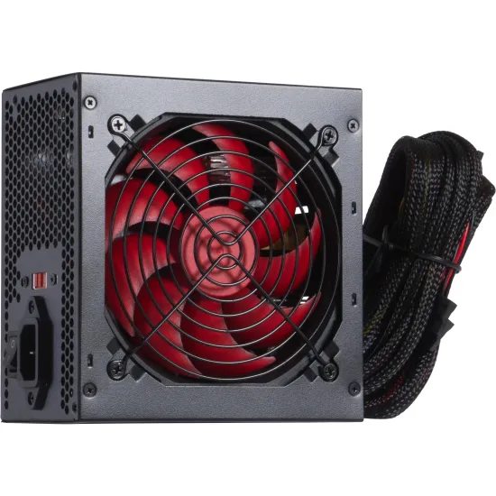 FONTE ATX 500W FORTREK CRUSADER PRETA 120MM BIVOLT MANUAL SEM CABO