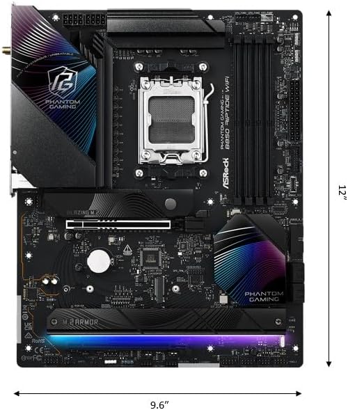 PLACA MÃE B850 RIPTIDE ASROCK (WI-FI)