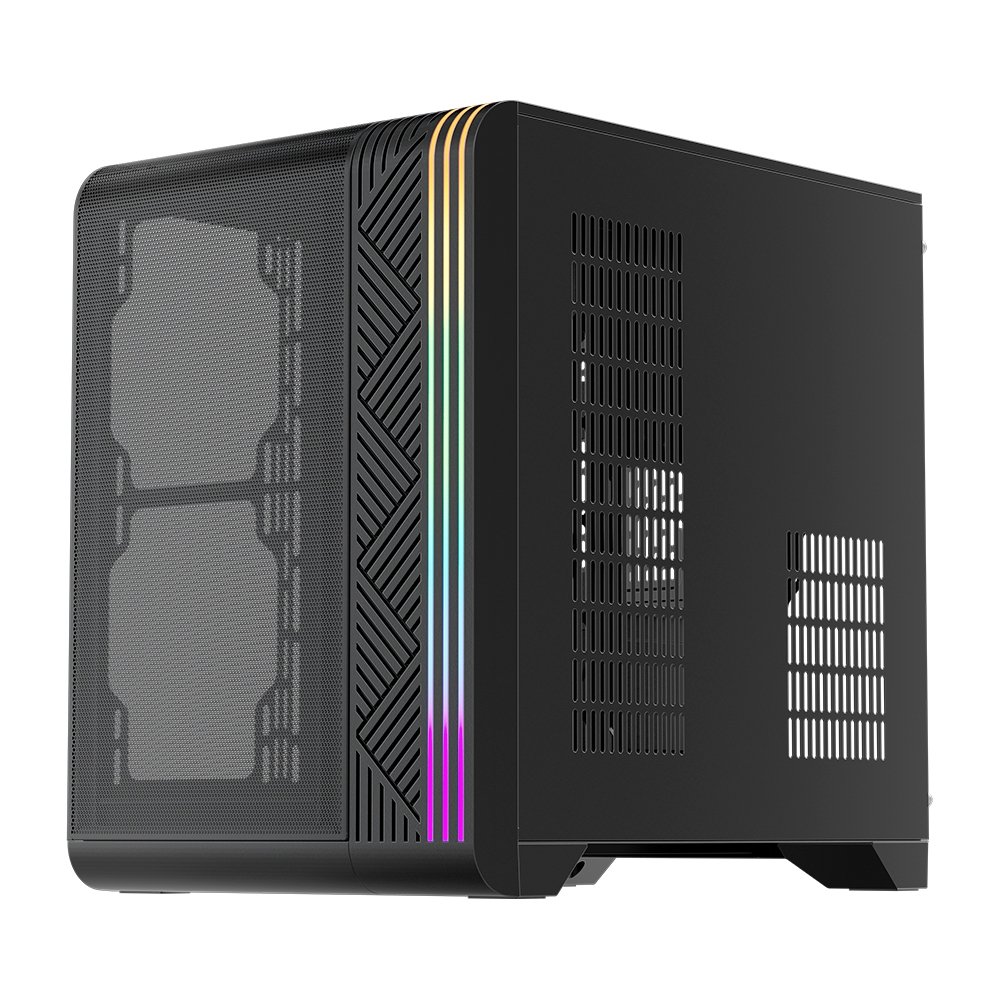Gabinete Gamer 1STPLAYER VT5 Mid-Tower ATX (Preto)