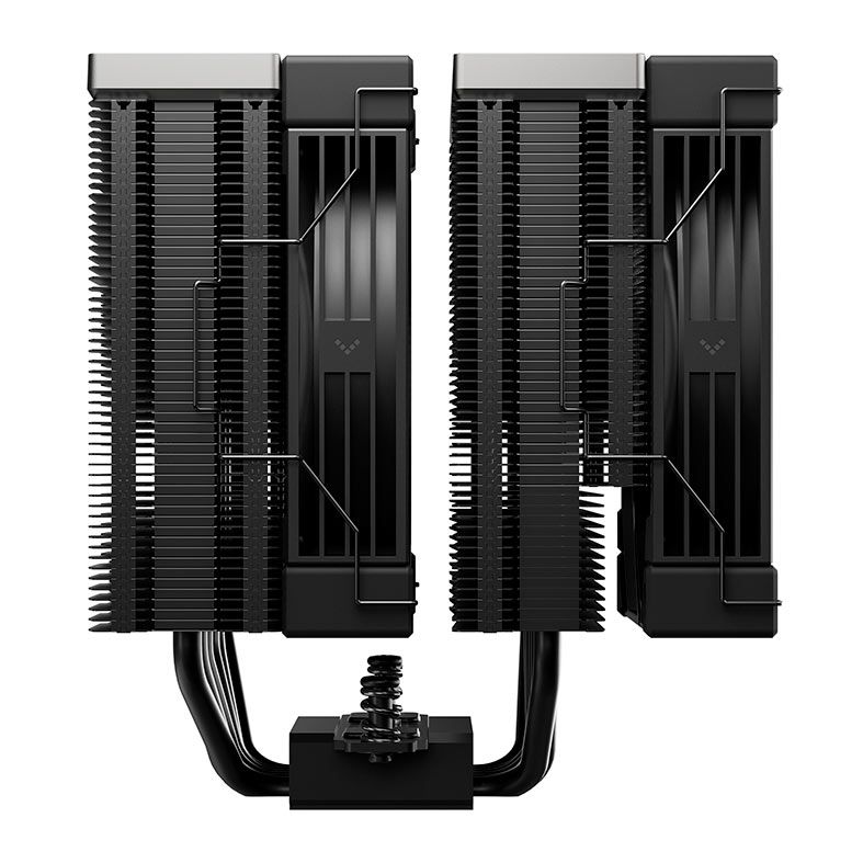 AIR COOLER PARA PROCESSADOR DEEPCOOL AK620 G2 2X120MM PRETO TORRE DUPLA 6 HEATPIPES