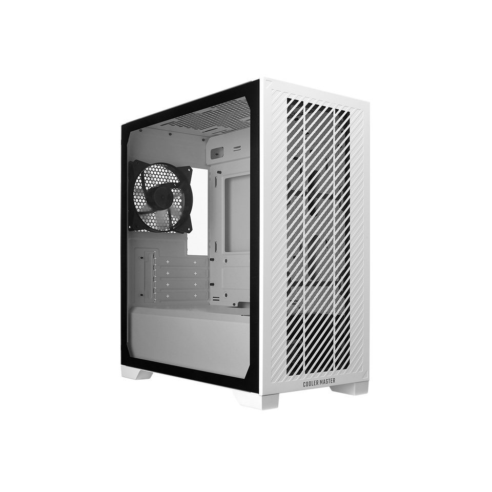 GABINETE MINI TOWER COOLER MASTER ELITE 301 WHITE LITE BRANCO MATX/ITX VIDRO TEMPERADO E301L-WGNN-S00