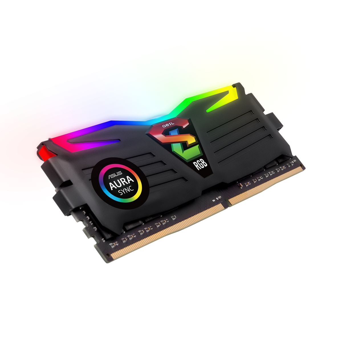 MEMÓRIA RAM DDR4 8GB GEIL SUPER LUCE RGB 3000MHZ CL16 GALS48GB3000C16ASC
