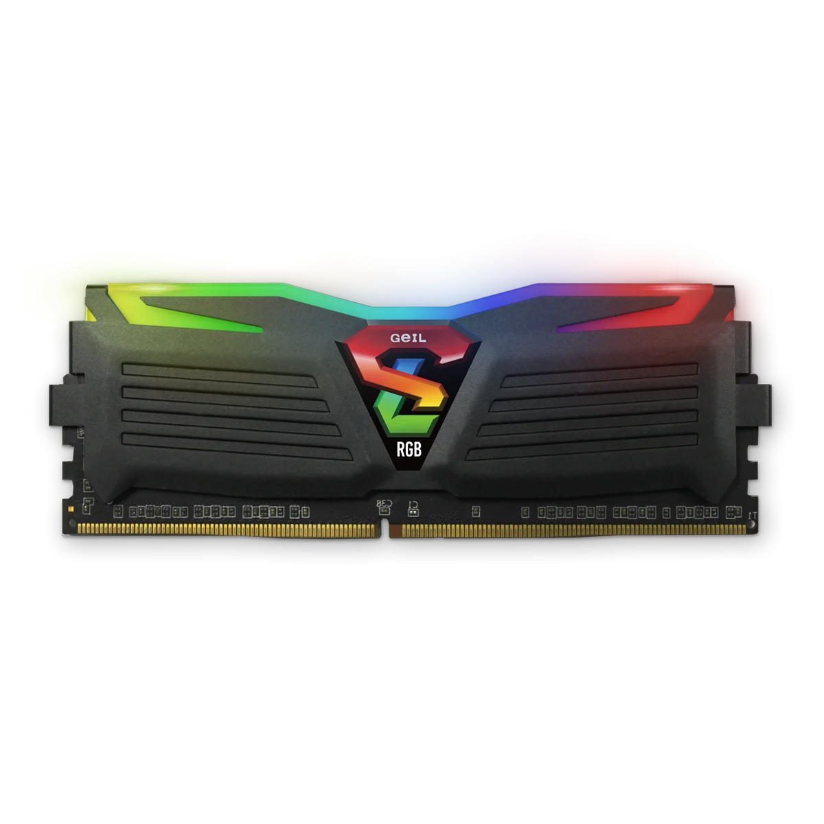 MEMÓRIA RAM DDR4 8GB GEIL SUPER LUCE RGB 3000MHZ CL16 GALS48GB3000C16ASC