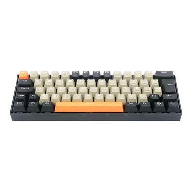 TECLADO MECANICO GAMER REDRAGON LAKSHMI (LARANJA, CINZA E PRETO)(SWITCH BROWN)