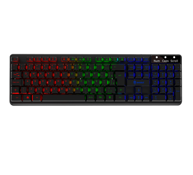 KIT GAMER EVOLUT EG-54 STARTER 4 EM 1 (TECLADO + MOUSE + HEADSET + MOUSEPAD)