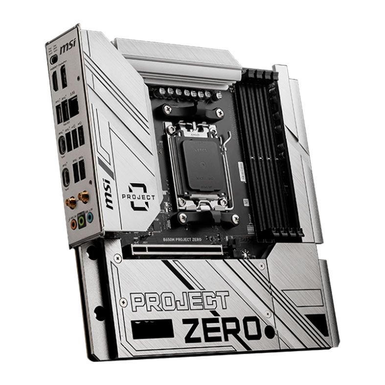 PLACA MÃE MSI B650M PROJECT ZERO (WI-FI)