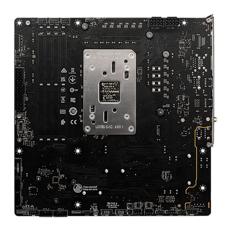 PLACA MÃE MSI B650M PROJECT ZERO (WI-FI)