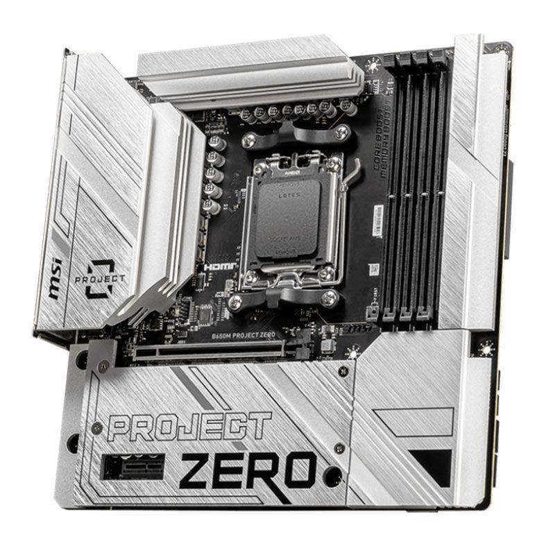 PLACA MÃE MSI B650M PROJECT ZERO (WI-FI)