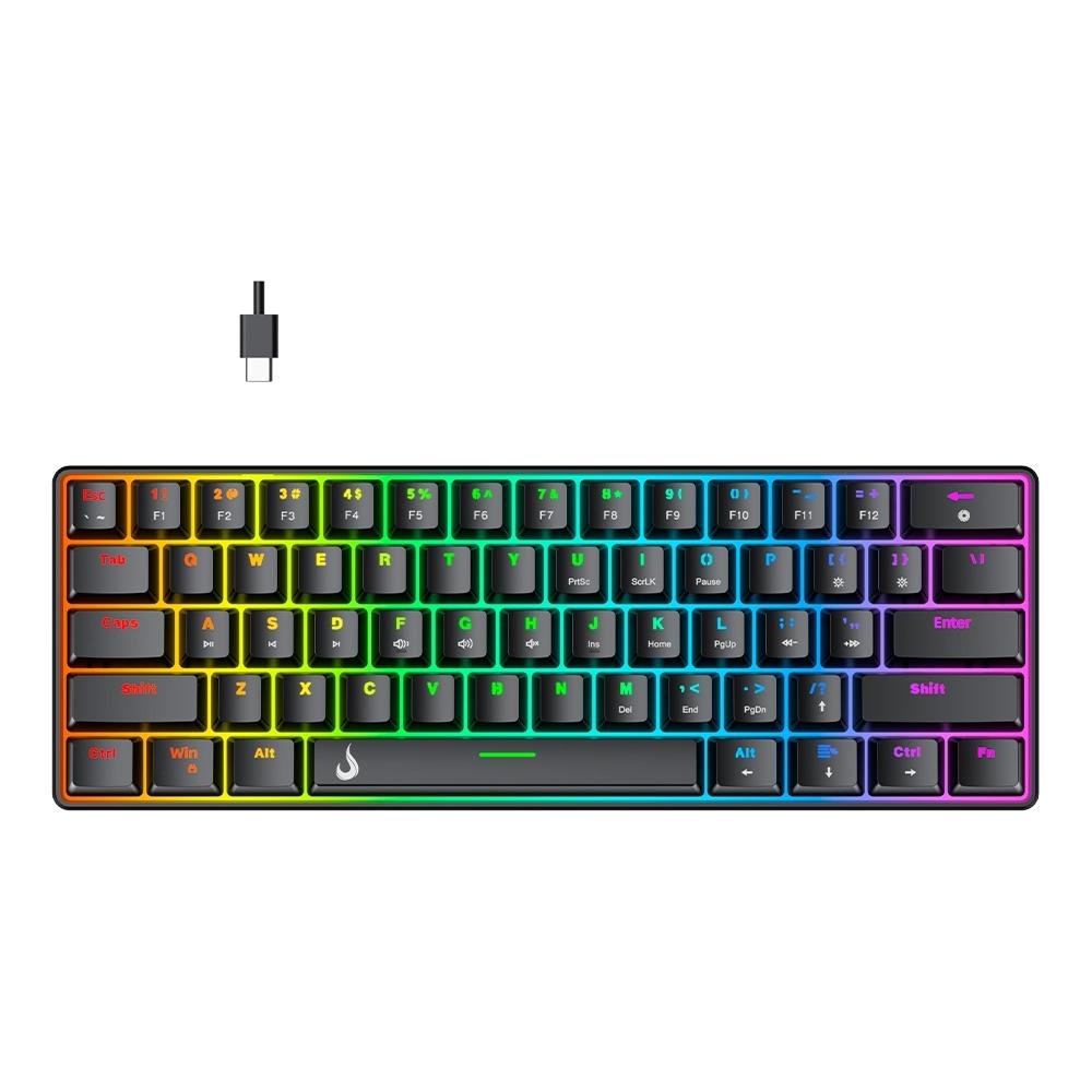 TECLADO MECANICO RISE MODE GM1 RGB (SWITCH BROWN)