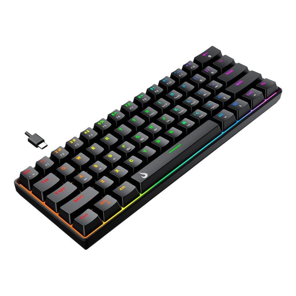 TECLADO MECANICO RISE MODE GM1 RGB (SWITCH BROWN)