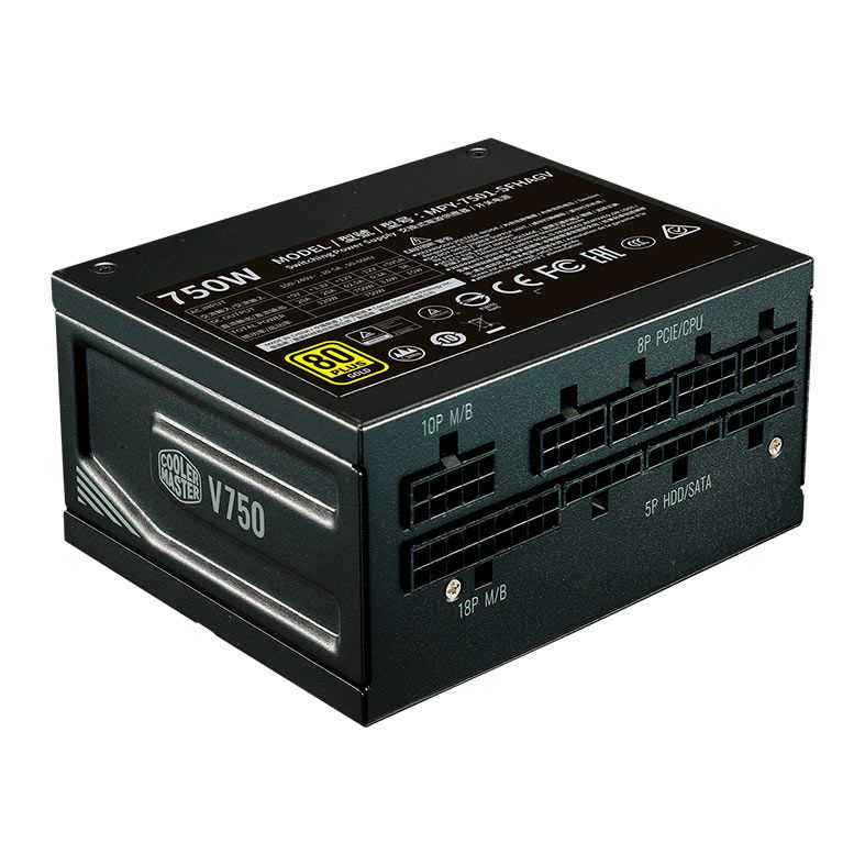 FONTE 750W COOLER MASTER V750 (GOLD FULL MODULAR) (SFX)