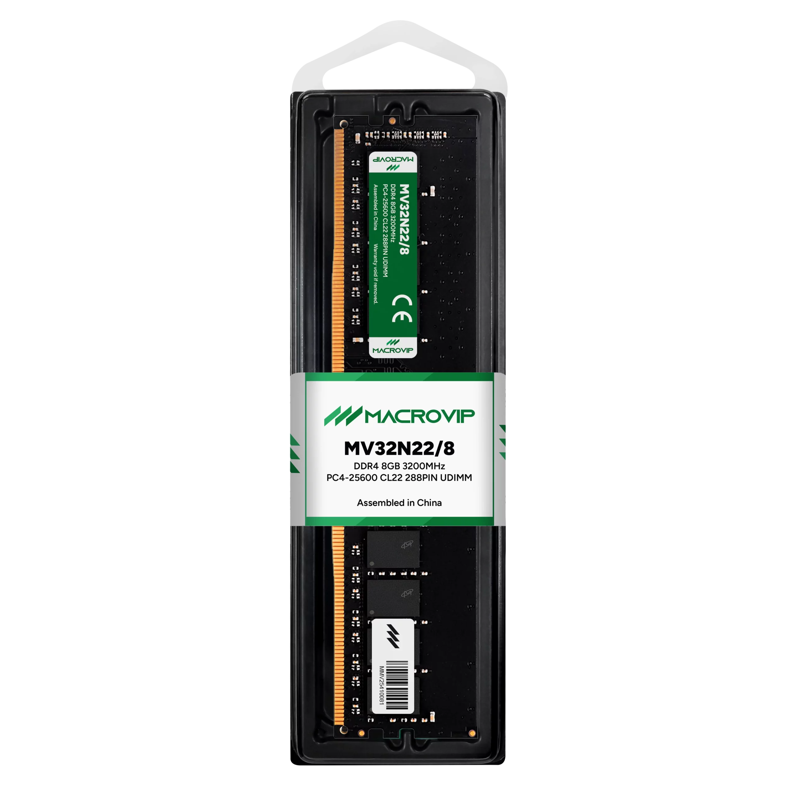MEMORIA RAM 8GB MACROVIP DDR4 3200MHZ CL22