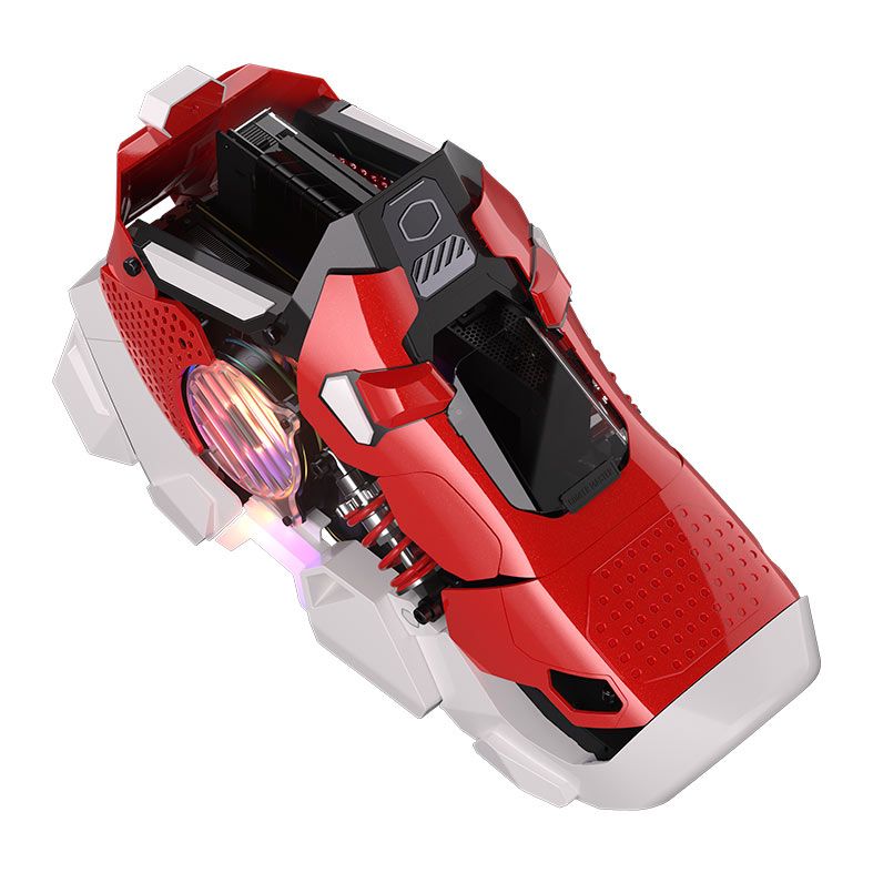 Gabinete Gamer Cooler Master Sneaker X Red (FONTE SFX 850W) (WC FLUX 360MM)