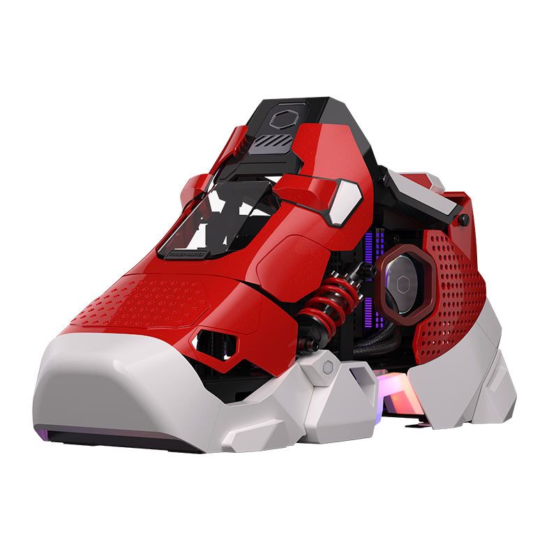 Gabinete Gamer Cooler Master Sneaker X Red (FONTE SFX 850W) (WC FLUX 360MM)