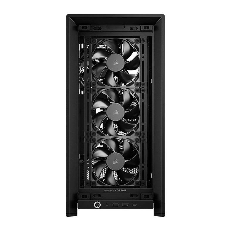 GABINETE GAMER CORSAIR FRAME 4000X RS ARGB MID TOWER PRETO VIDRO TEMPERADO 4 FANS CC-9011302-WW