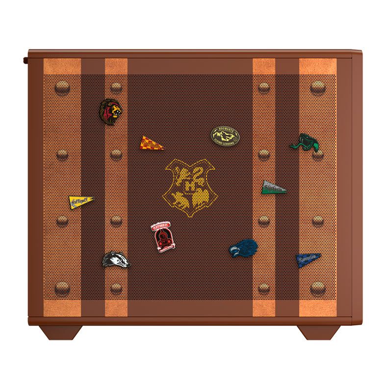 GABINETE GAMER REDRAGON HARRY POTTER MAGIC TRUNK MID-TOWER MARROM HP-945