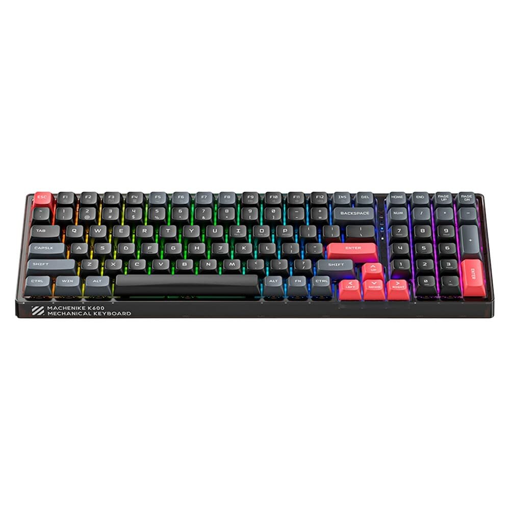 TECLADO MECANICO MACHENIKE K600-B100 LITE RGB (SWITCH BROWN) (HOT-SWAP)