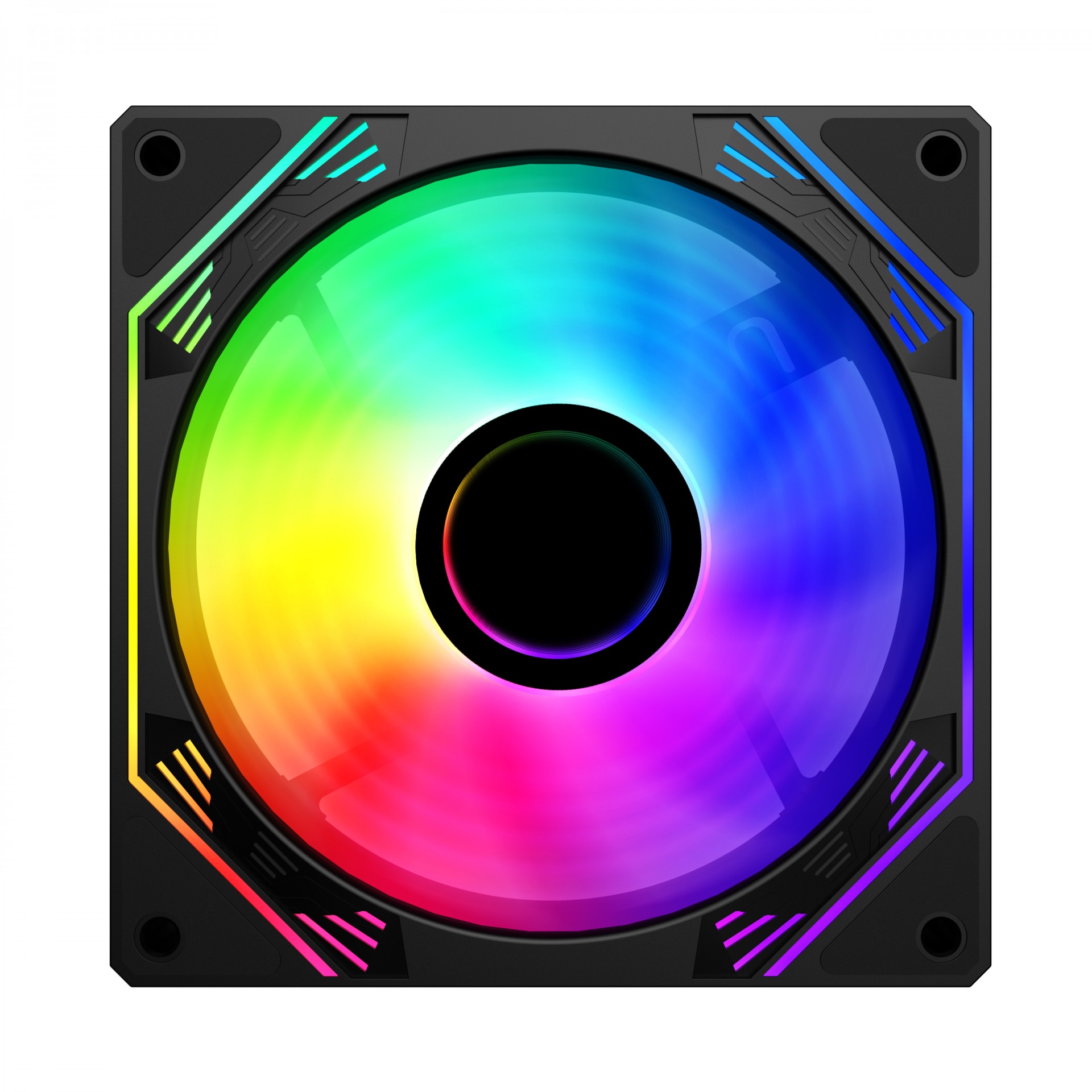 KIT FAN COOLER HAYOM FC1308 RGB 120MM (3 UNIDADES)