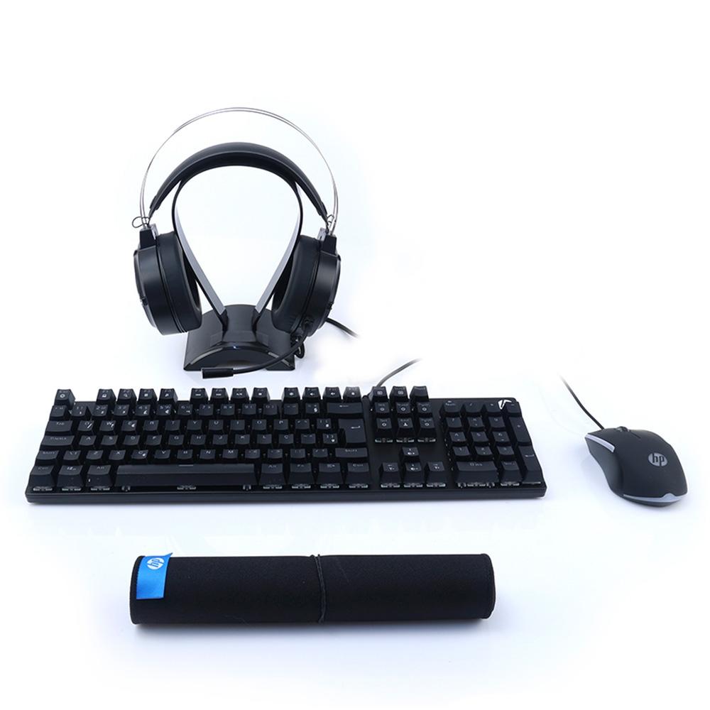 KIT GAMER HP PRO GM3000 (TECLADO MECANICO + HEADSET+MOUSE+MOUSEPAD)
