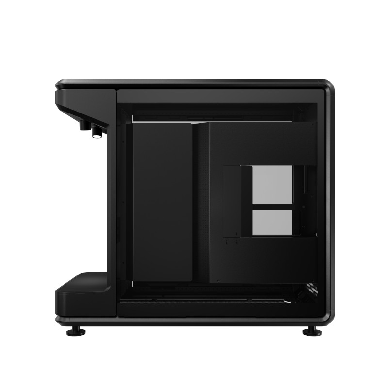 GABINETE MID-TOWER COOLER MASTER MASTERFRAME 360 STAGE ARGB LCD PRETO VIDRO TEMPERADO ATX/MATX/ITX MF360-KHNN-S02