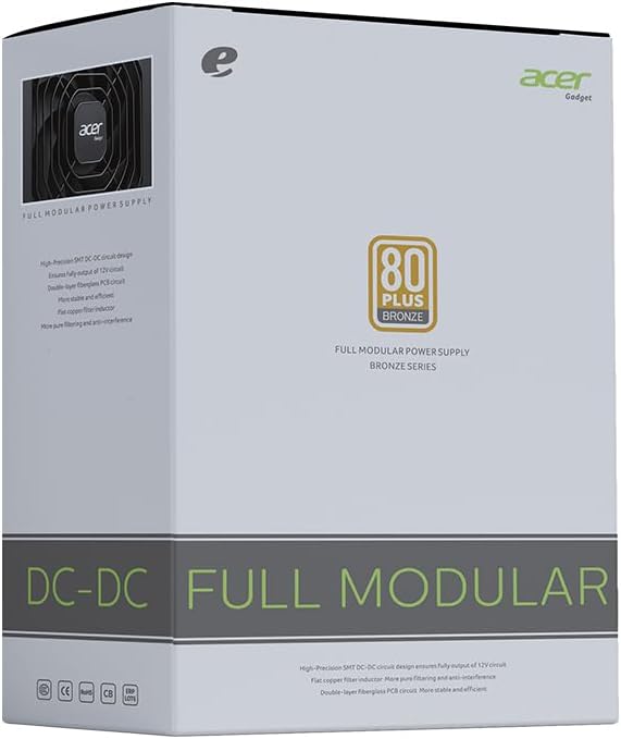FONTE 650W ACER AC650 (FULL MODULAR BRONZE)