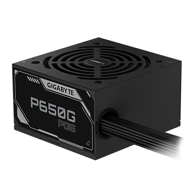 FONTE 650W GIGABYTE P650G PG5 ATX 3.1 PCIE 5.1 80 PLUS GOLD PRETA