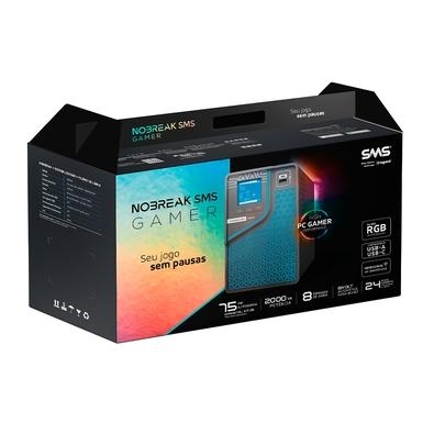 NOBREAK GAMER SENOIDAL SMS 2000VA (BIVOLT) (WI-FI)