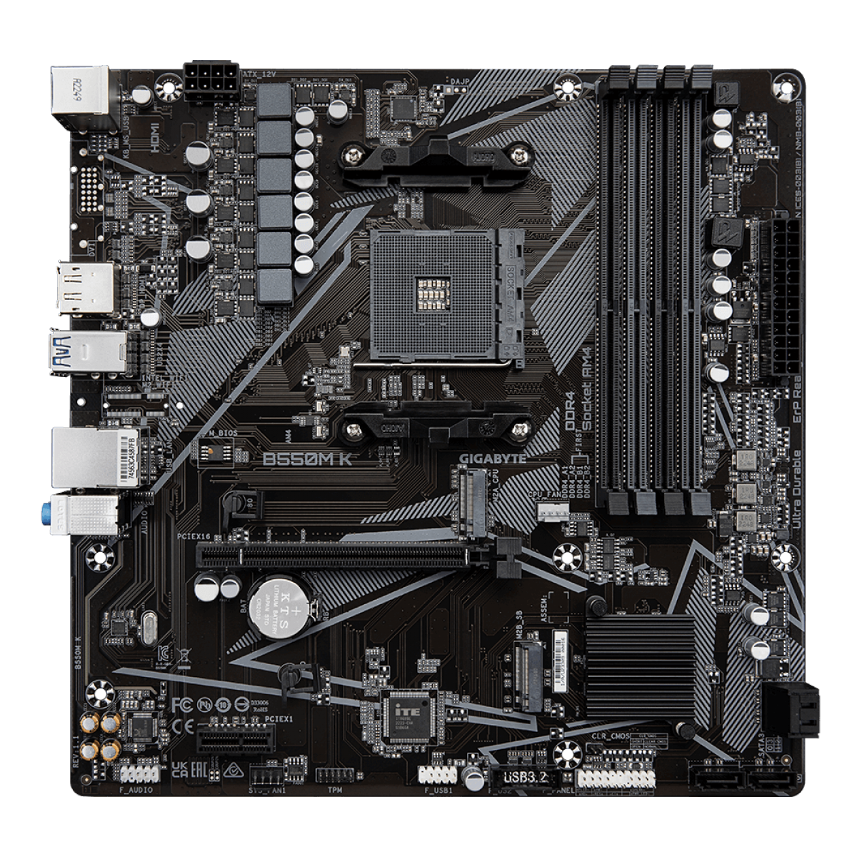 PLACA MAE B550M-K GIGABYTE AMD AM4 DDR4