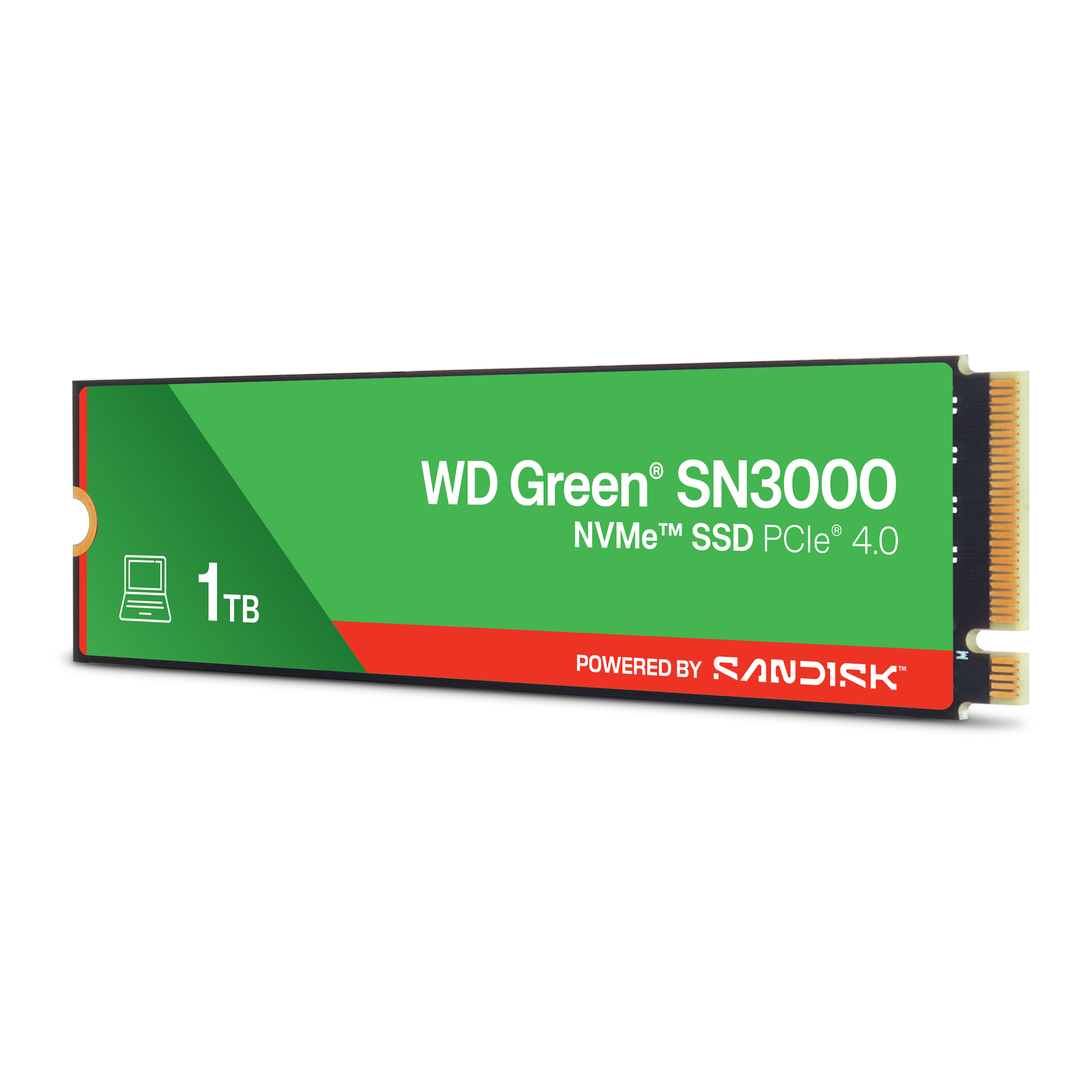 SSD 1TB W.D GREEN SN3000 (M.2 NVME GEN 4) (5.000/4.200MB/s)