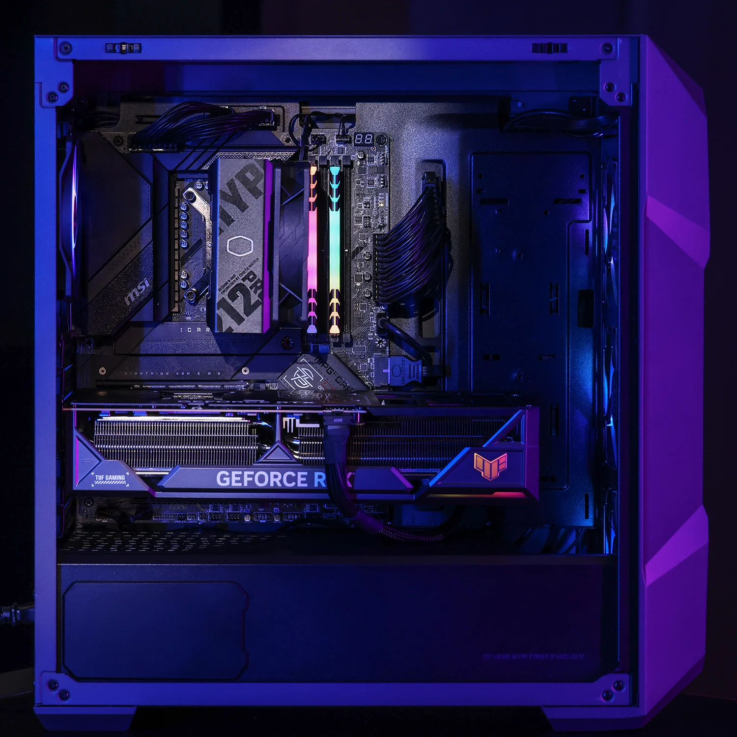 AIR COOLER CPU 120MM COOLER MASTER HYPER 212 PRO ARGB PRETO 152MM RR-212S-25PZ-R1