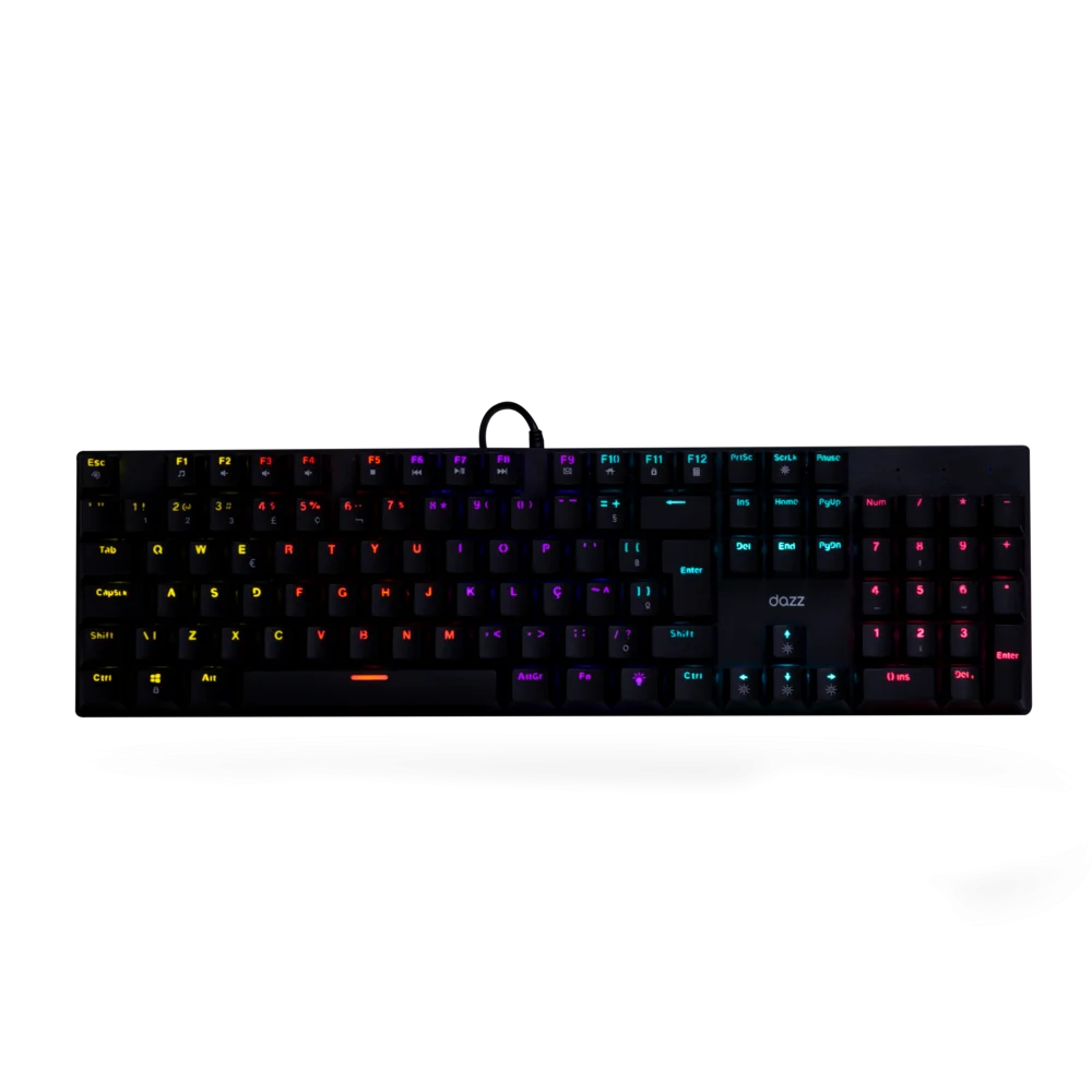 TECLADO MECANICO DAZZ ORION ESSENTIAL RGB (SWITCH BLUE)