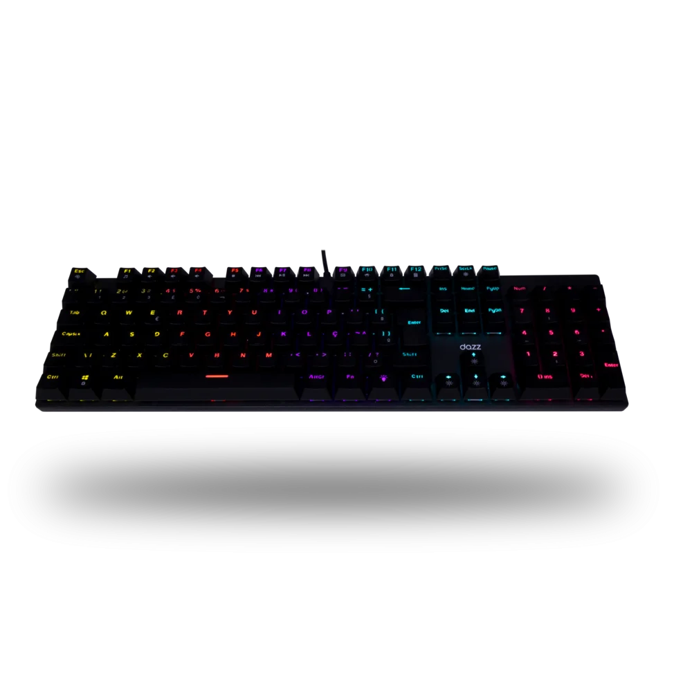 TECLADO MECANICO DAZZ ORION ESSENTIAL RGB (SWITCH BLUE)