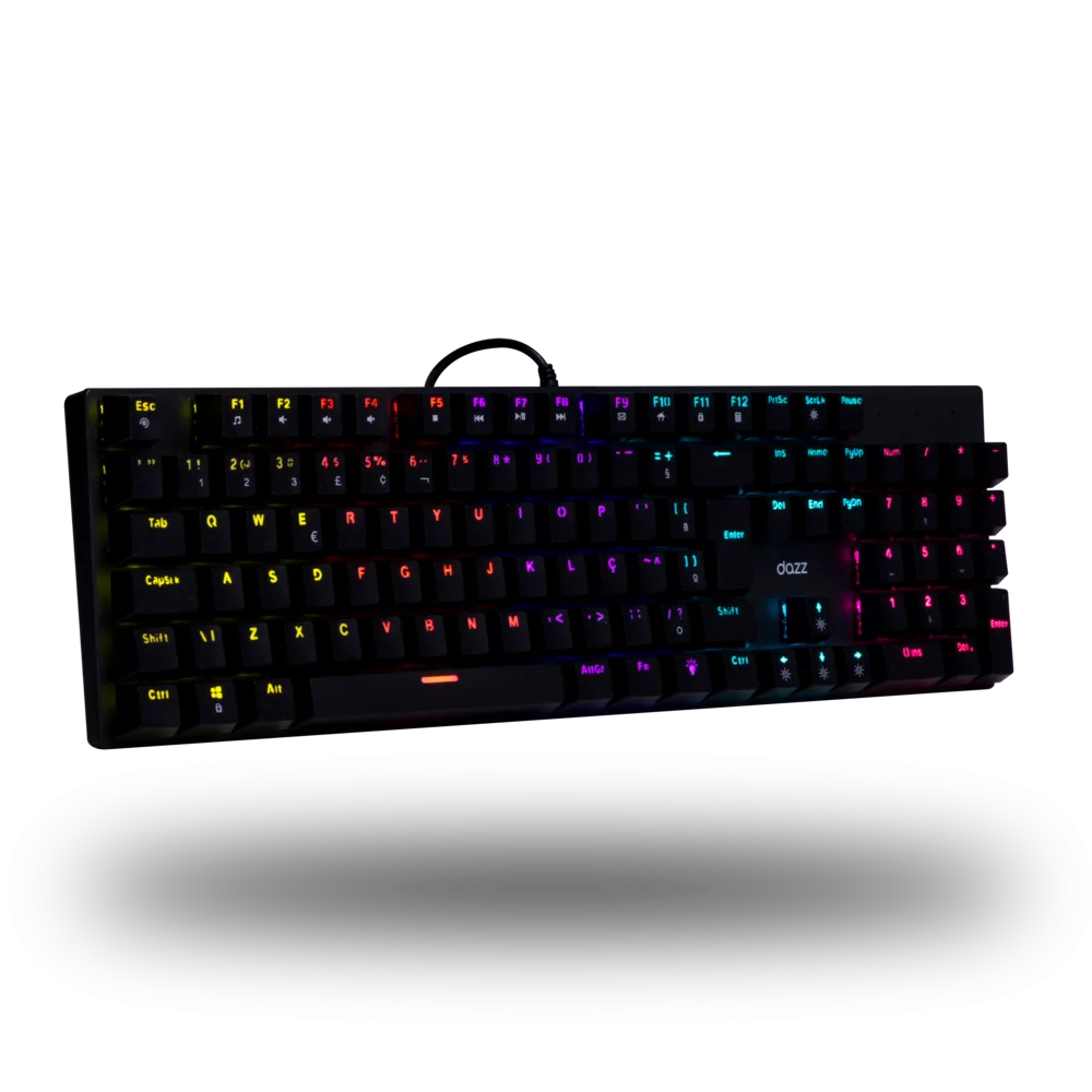 TECLADO MECANICO DAZZ ORION ESSENTIAL RGB (SWITCH BLUE)