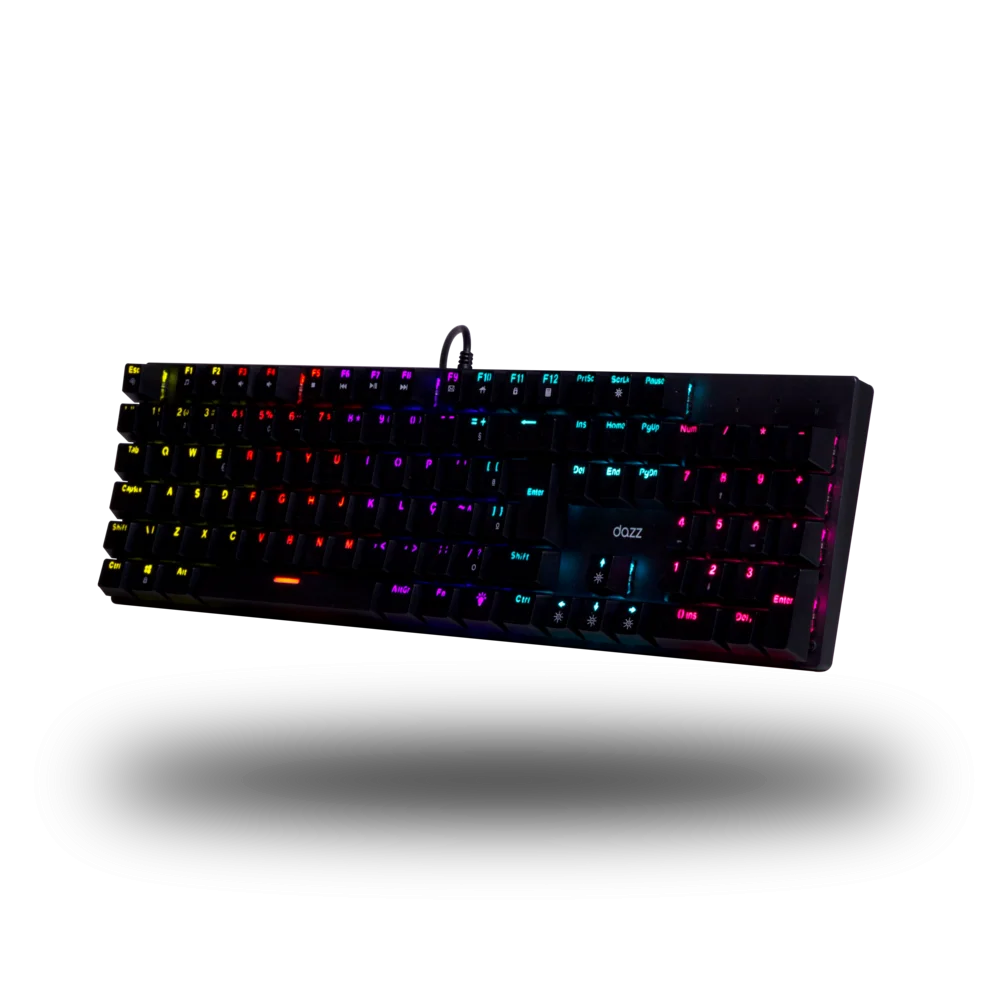 TECLADO MECANICO DAZZ ORION ESSENTIAL RGB (SWITCH BLUE)