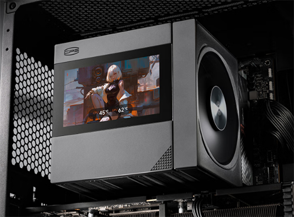 AIR COOLER CPU PCCOOLER RZ820 DISPLAY DUAL TOWER 5POL IPS 8 HEATPIPES 169MM