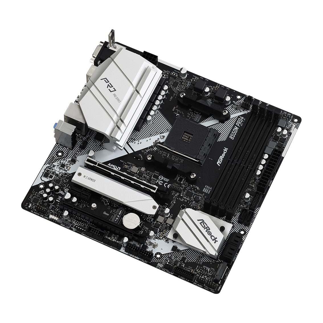 PLACA-MÃE ASROCK B550M PRO4 AM4 B550 MATX DDR4