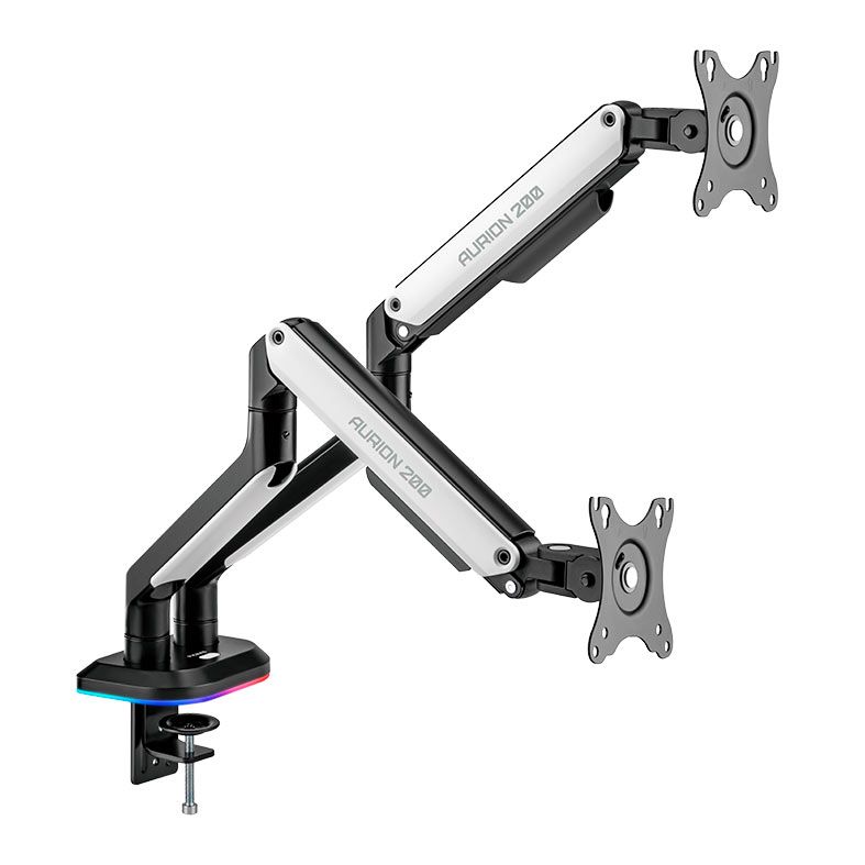 SUPORTE ARTICULADO PARA DOIS MONITORES AURION 200 (RGB)