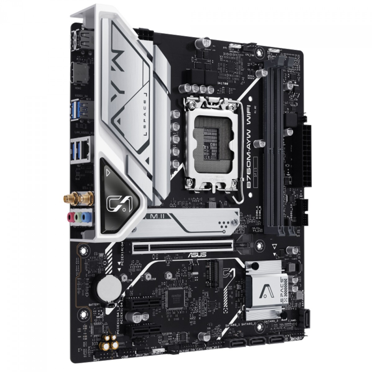 PLACA MÃE B760M-AYW ASUS (WI-FI) DDR5