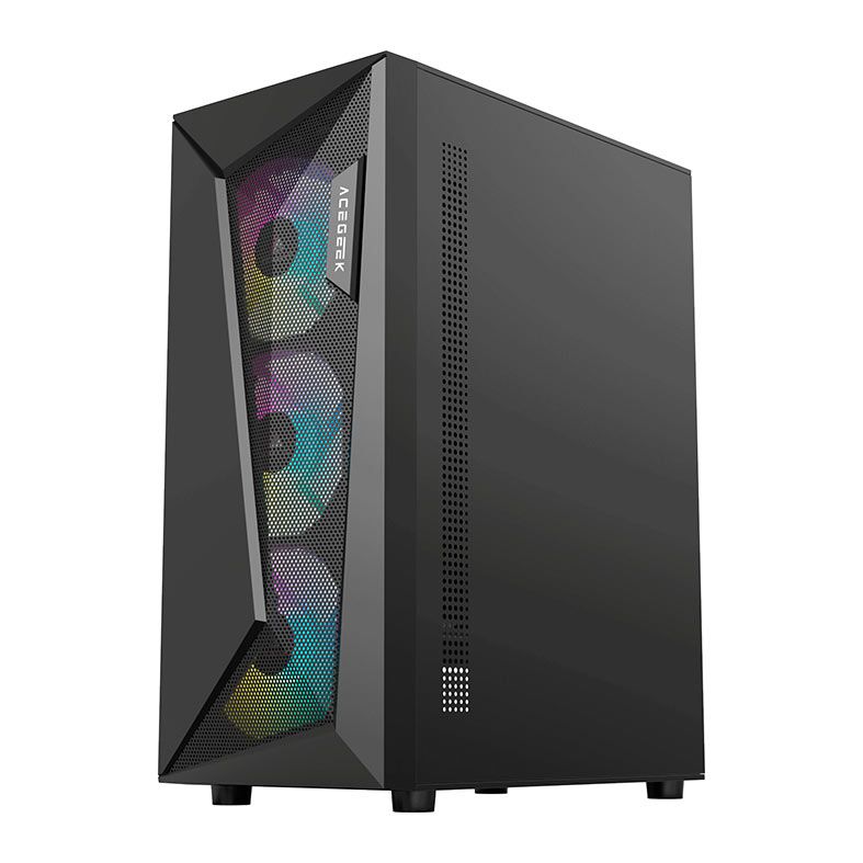 Gabinete Gamer AceGeek ATLAS R338 (COM 4 FANS)