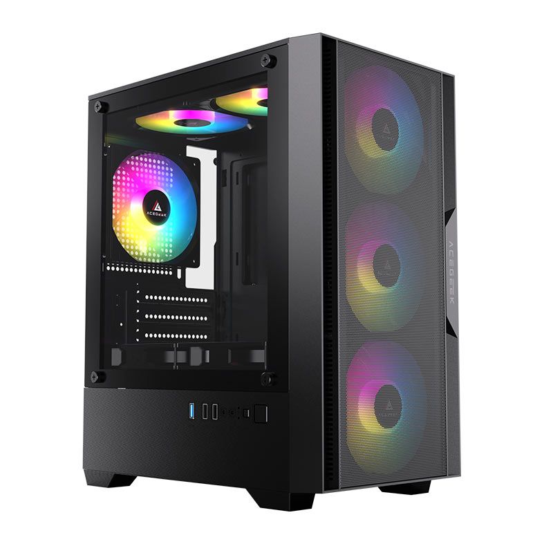 Gabinete Gamer AceGeek STRATUS MESH