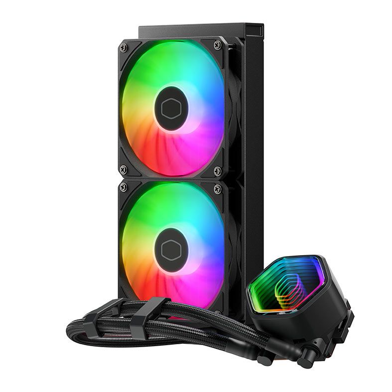 WATER COOLER 240MM COOLER MASTER MASTERLIQUID 240 CORE II ARGB PRETO MLW-D24M-A18PA-R1