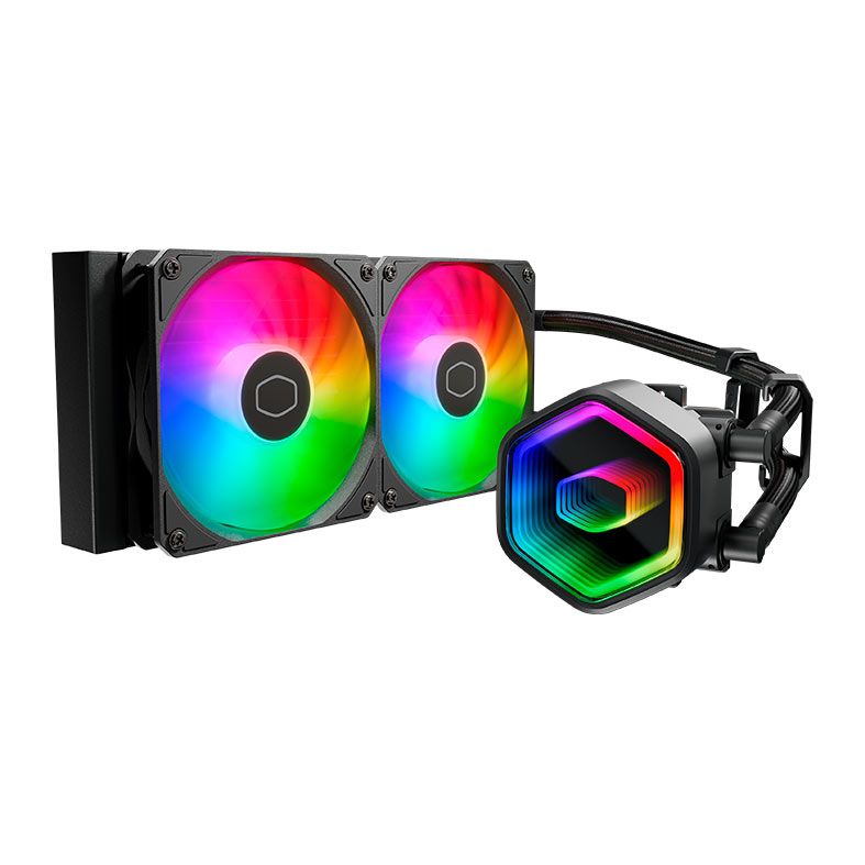 WATER COOLER 240MM COOLER MASTER MASTERLIQUID 240 CORE II ARGB PRETO MLW-D24M-A18PA-R1