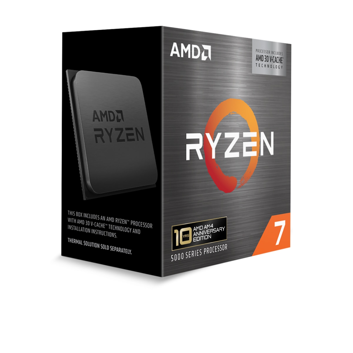 PROCESSADOR AMD RYZEN 7 5800X3D AM4 8C/16T 3.4/4.5GHZ 96MB 105W