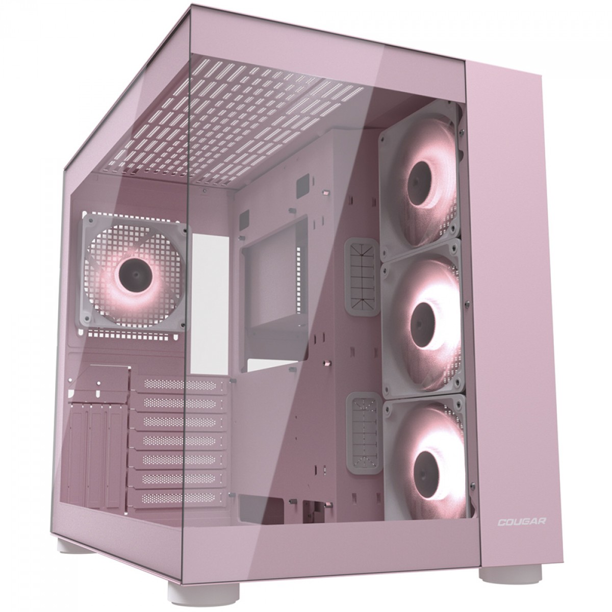 Gabinete Gamer COUGAR FV150 RGB (PINK)